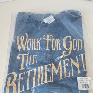 T-Shirt, Blue, Retirement, Religious